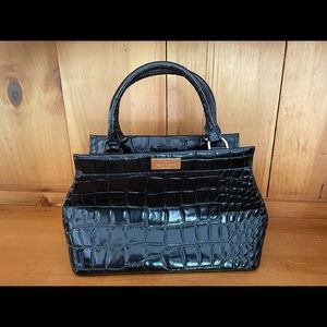 Kate spade faux croc bag